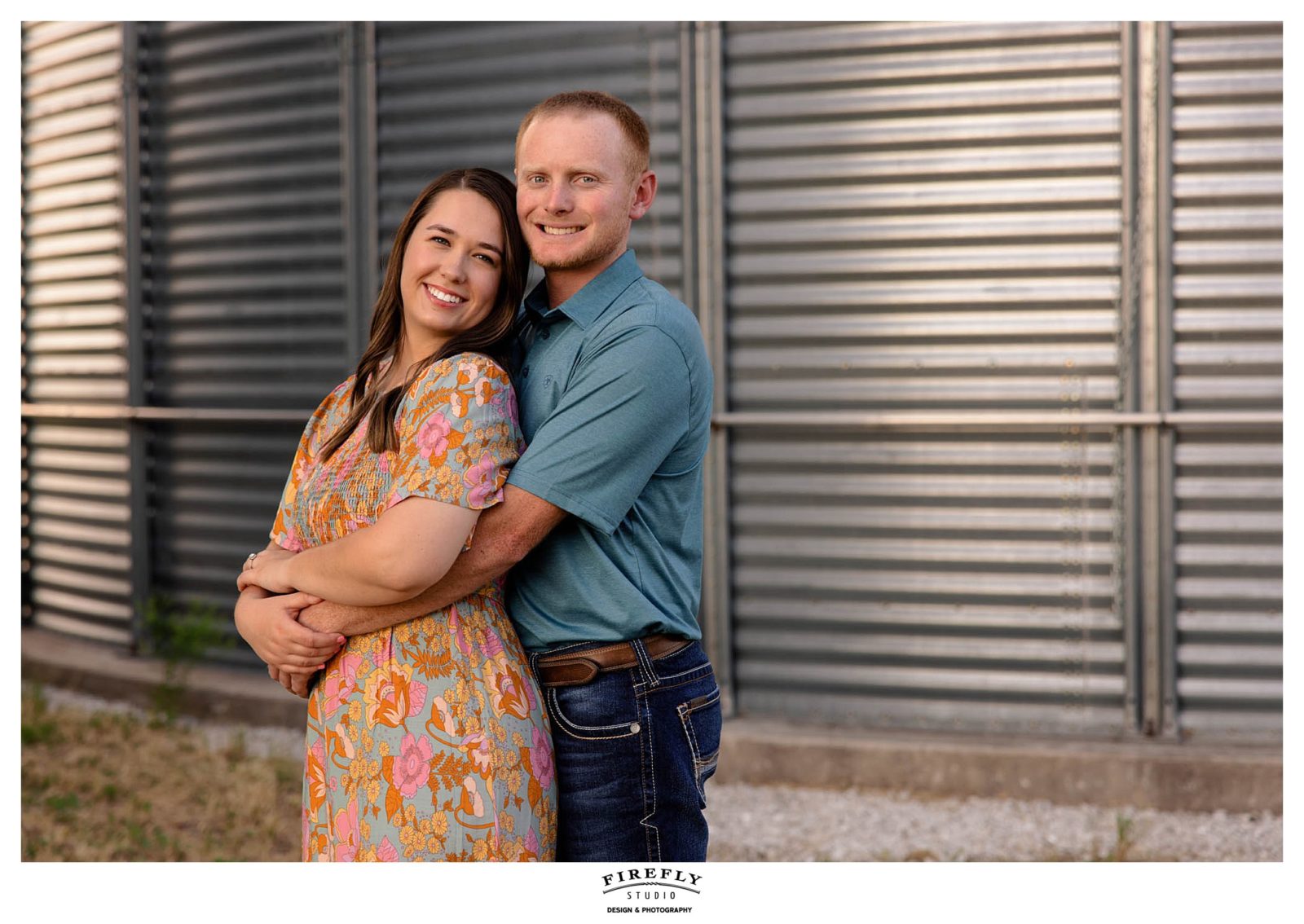 Madeline & Joe's engagement session on the Ward farm in Rushville Illinois